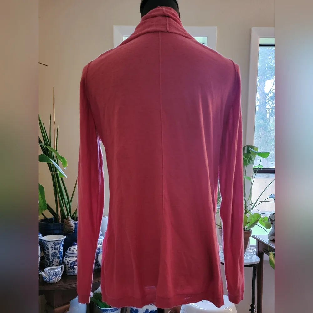 Banana Republic Red Open-Front Cardigan - Picture 4 of 7